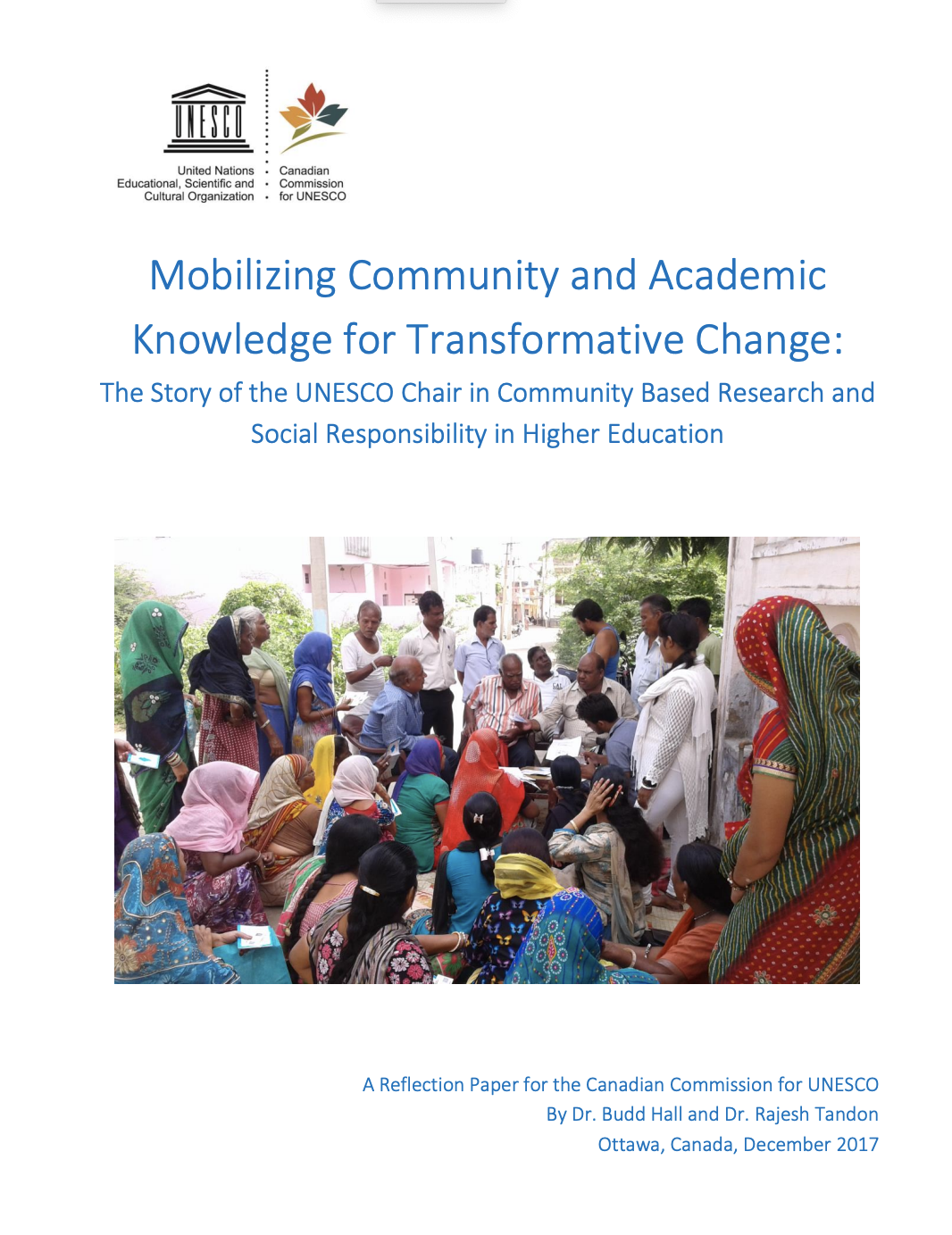 Mobilizing Community and Academic Knowledge for Transformative Change